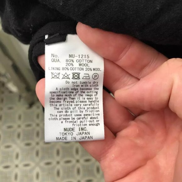 MASAHIKO MARUYAMA Mens Self-Lined Layer Black Sweater Knit Jersey Shirt, Size M - Picture 15 of 16